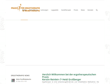 Tablet Screenshot of ergotherapie-nuernberg.de